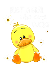 Just A Girl Who Loves Ducks Cute Duck Lover Owner Gift Short Acrylic Beanie