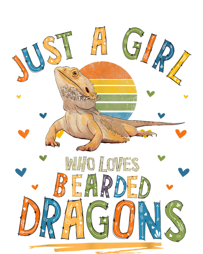 Just A Girl Who Loves Bearded Dragons Kids T-Shirt