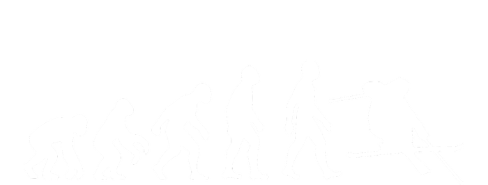 Evolution Of Man Skiing T-Shirt