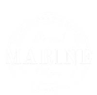 Proud Marine Mom Bella+Canvas Jersey Crop Tee