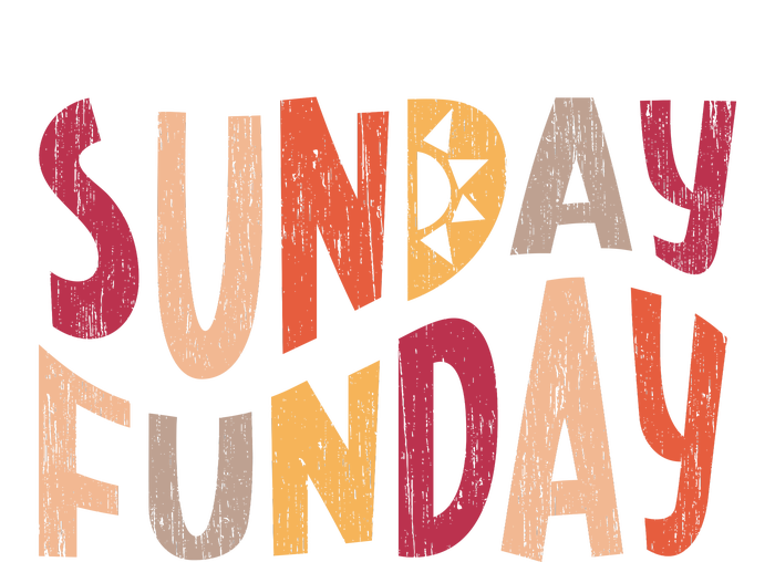 sunday funday football sunday cool typography funny sunday funday Premium T-Shirt