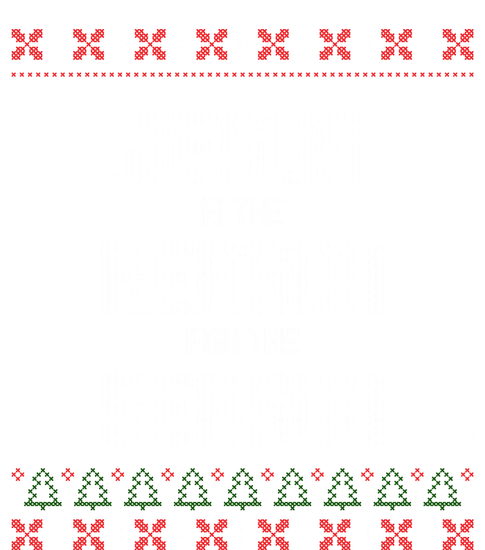 Jesus Is The Reason For The Season Ugly Christmas Sweater Womens CVC Long Sleeve Shirt