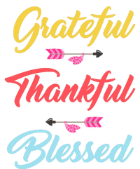 Grateful Thankful Blessed Toddler Zip Fleece Hoodie