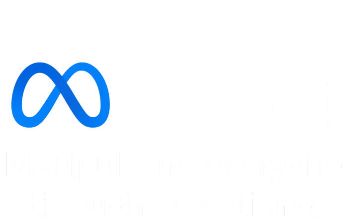 Meta Manipulating Everyone Through Advertising Bumper Sticker