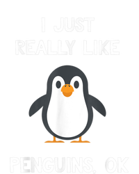 Funny Penguin I Just Really Like Penguins OK Toddler T-Shirt