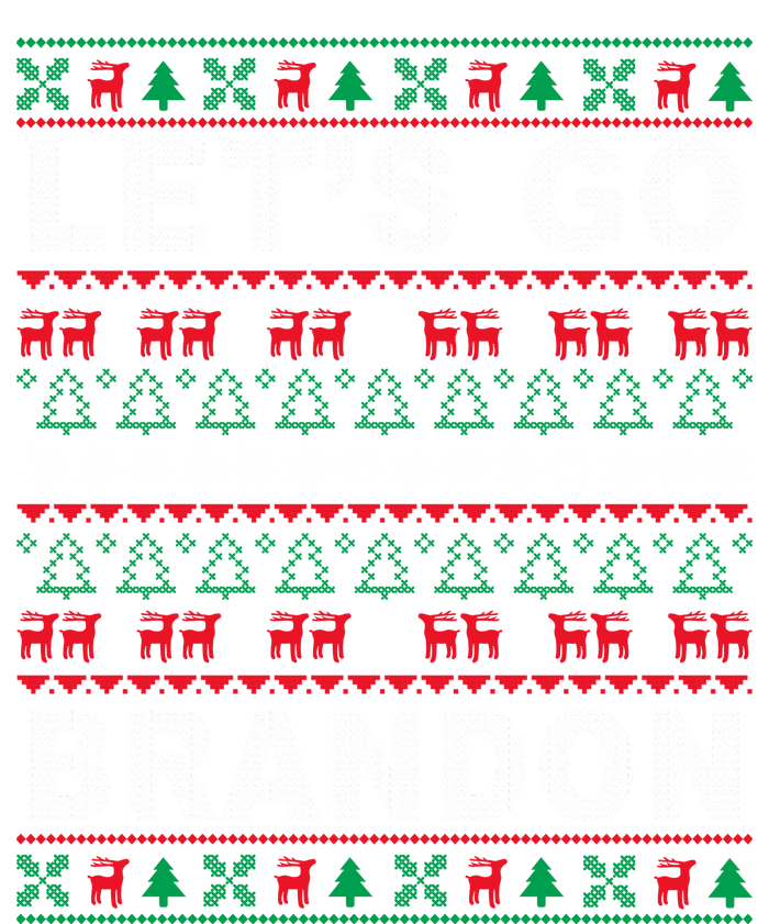 Let's Go Brandon Ugly Christmas Sweater FJB Anti Biden Women's Pullover Hoodie