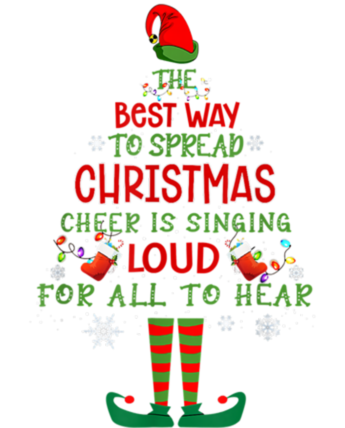 Spread Christmas Cheer Sing Out Loud Funny Festive Christmas Performance Sprint T-Shirt