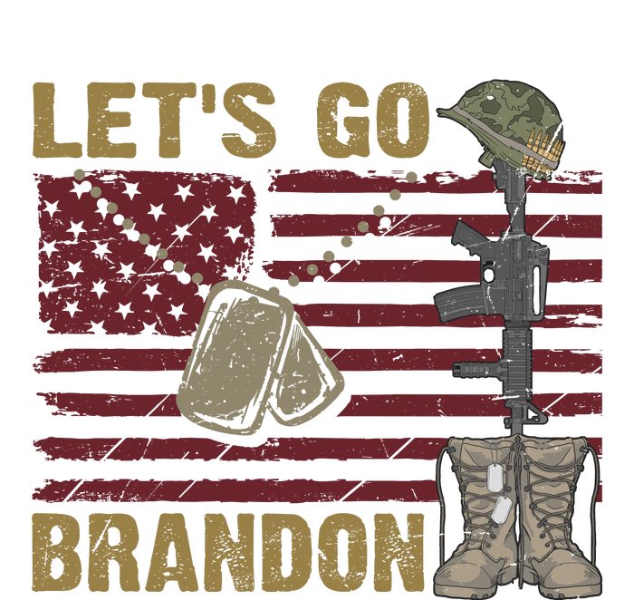 Let's Go Brandon Lets Go Brandon Lets Go Brandon Let's Go Brandon Pom Pom 12in Knit Beanie