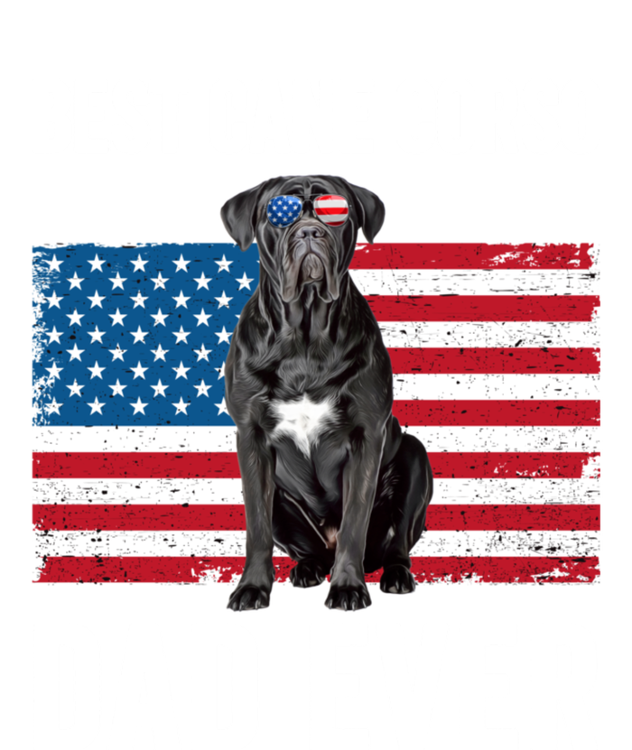 Cane Corso Dad USA American Flag Cane Corso Dog Lover Owner Women's T-Shirt