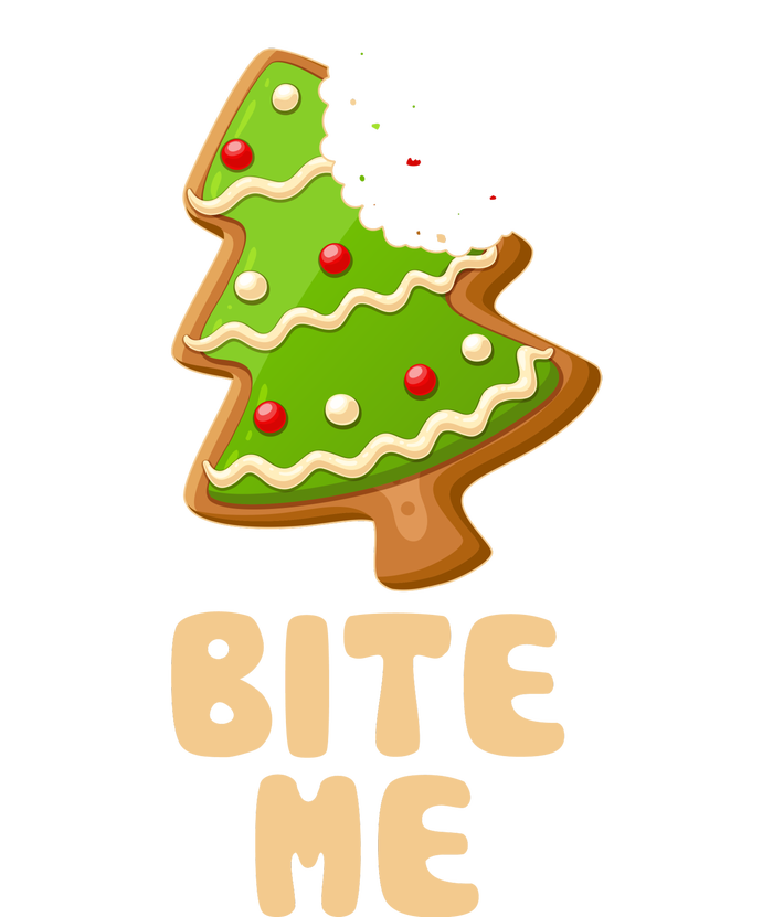 Funny Christmas Cookie Bite Me T-Shirt