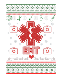 EMT Medic Ugly Christmas Sweater Long Sleeve Pajama Set