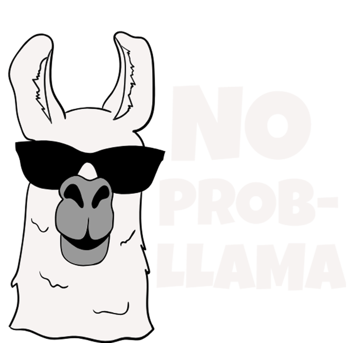 No Probllama Llama Problem Funny Ladies Essential Flowy Tank