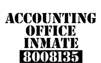 Accountant Costume Accounting Office Inmate Costume T-Shirt