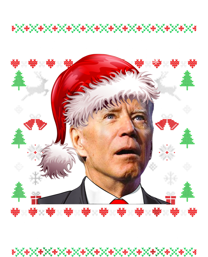 Santa Joe Biden Happy 4th Of July Ugly Christmas Sweater Yupoong Adult 5-Panel Trucker Hat