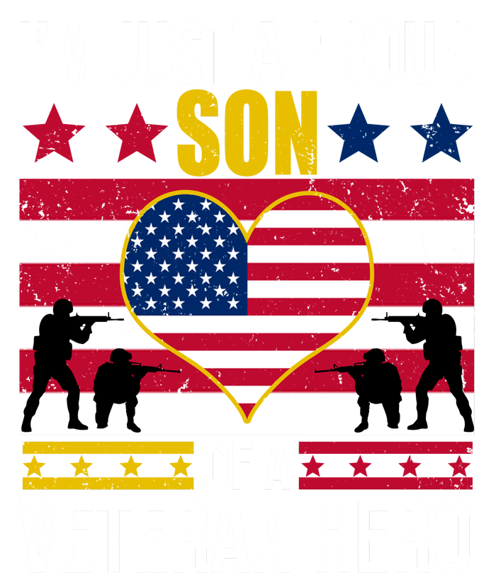 I'm Just A Proud Son Of A Veteran Hero Magnet