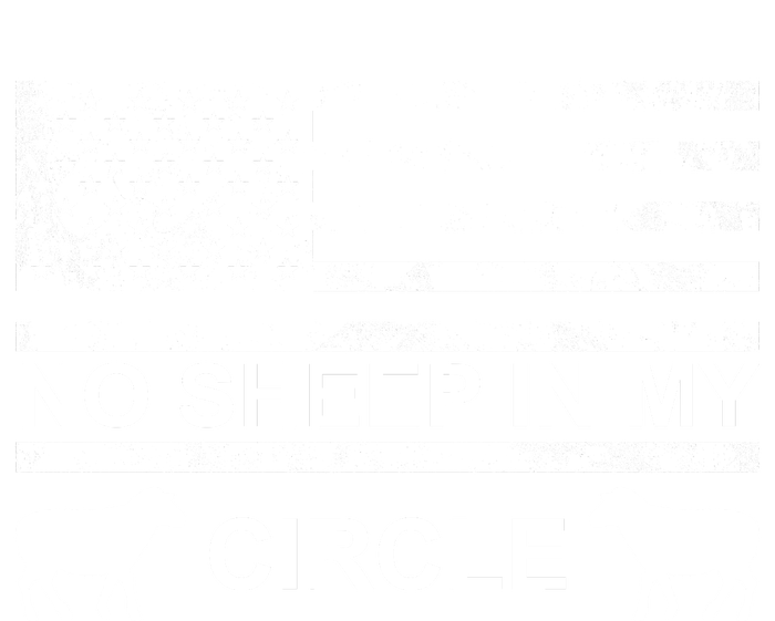 No Sheep In My Circle Vintage American Flag Women's T-Shirt