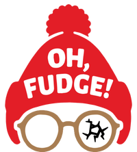 Oh Fudge Funny Christmas Saying Xmas City Backpack