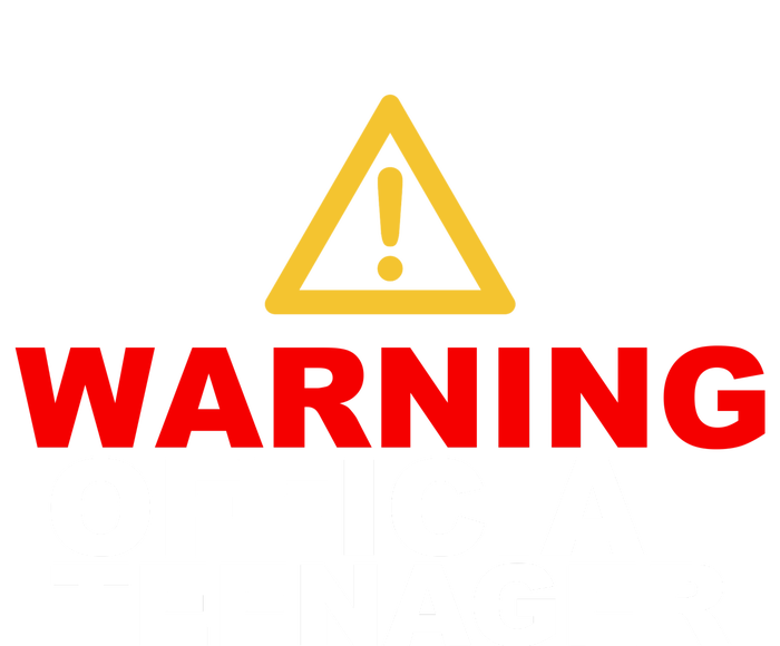 Warning Official Teenager 13th Birthday Tote Bag