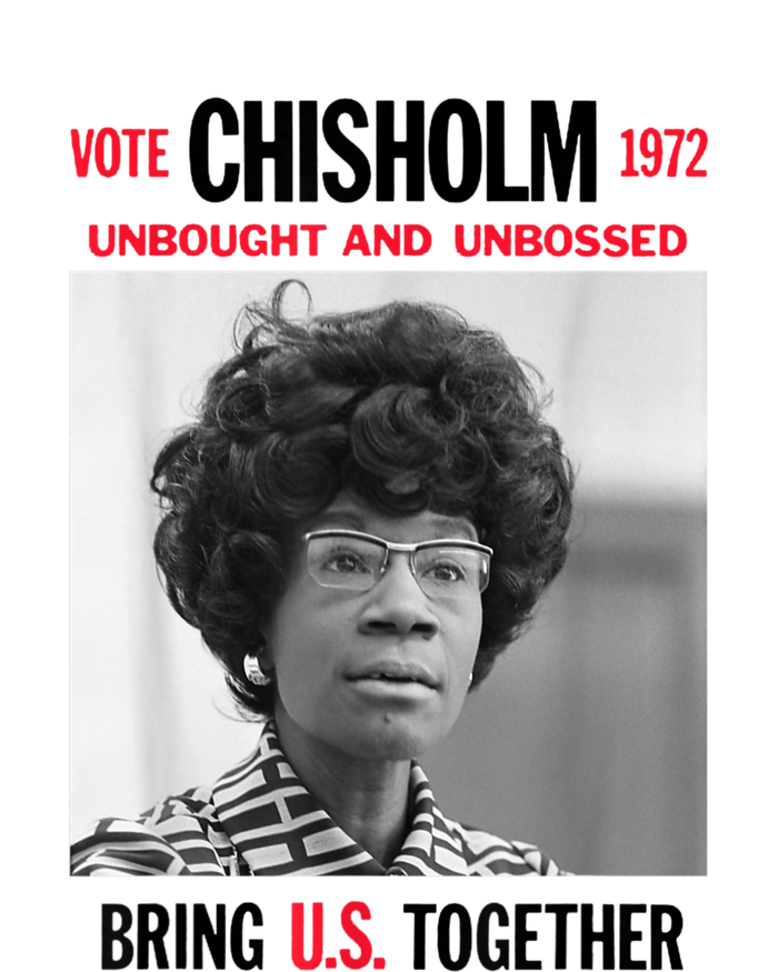 USA Black History Poster UNBOUGHT UNBOSSED Shirley Chisholm PosiCharge Competitor Tank