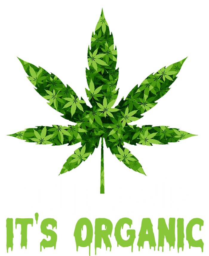 Don't Panic It's Organic Medical Marijuana Flexfit Unipanel Trucker Cap