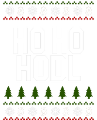 Santa Ho Ho Hodl Funny Crypto Ugly Christmas Women's Knotted Racerback Tank