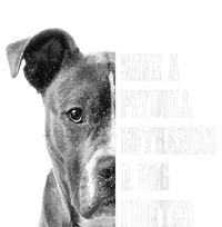 Pitbull Save A Pitbull Funny Dog Rescue Pitbull Mom Dad Toddler Fine Jersey T-Shirt