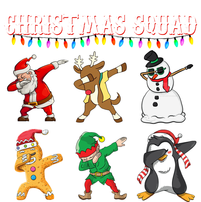 Christmas Squad Dabbing Characters T-Shirt