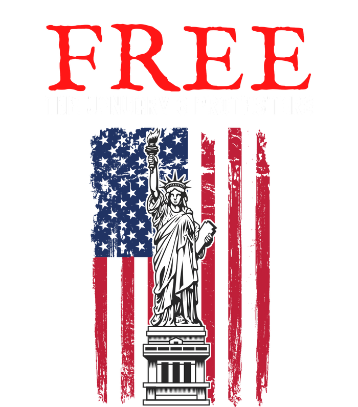 Free The January 6 Protesters Anti Biden Conservative Kids Long Sleeve Shirt