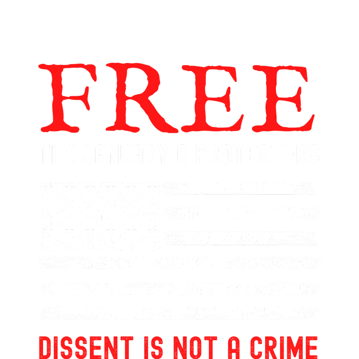 Free The January 6 Protesters Anti Biden Conservative Sweatshirt Cinch Pack Bag