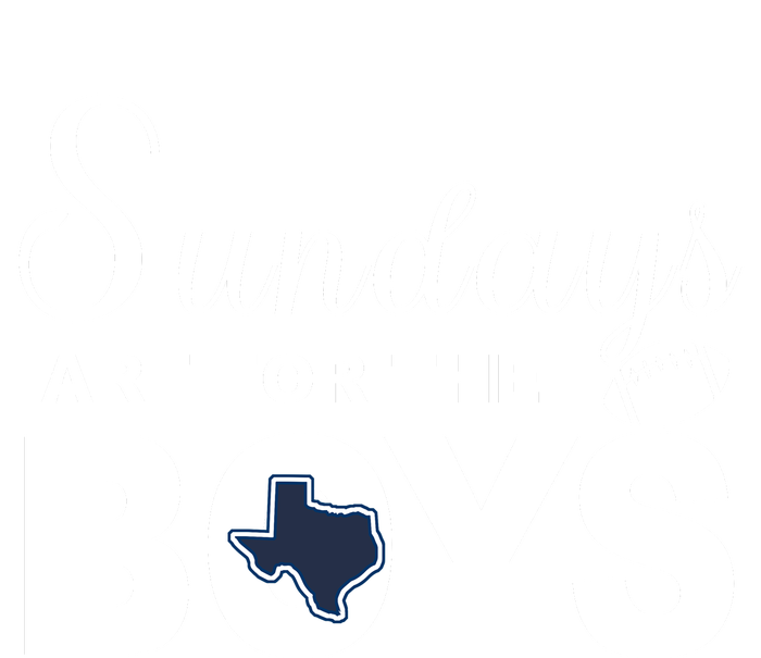 Dallas Football Fans Sundays Are For The Boys Cooling Performance Crew T-Shirt