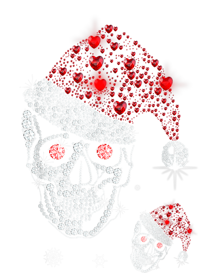 Just Love Skulls Xmas Skull Christmas Wear Santa Hat Sustainable Bucket Hat