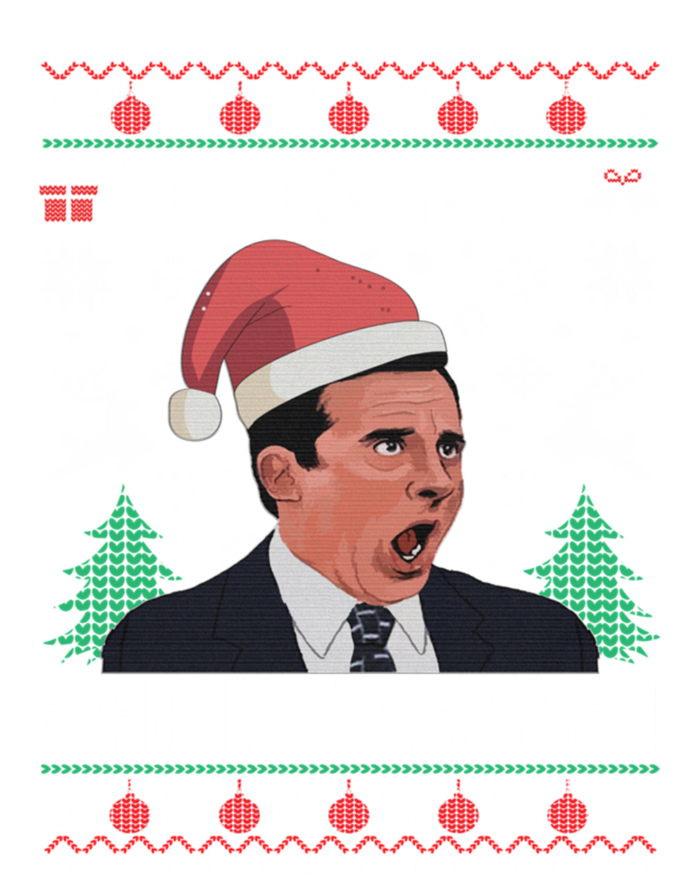 I Declare Christmas, The Office Christmas Sweater Drawstring Bag