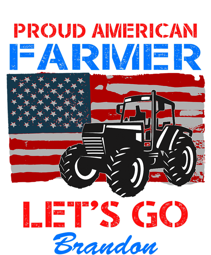 Let's Go Conservative US Flag Proud American Farmer Brandon T-Shirt