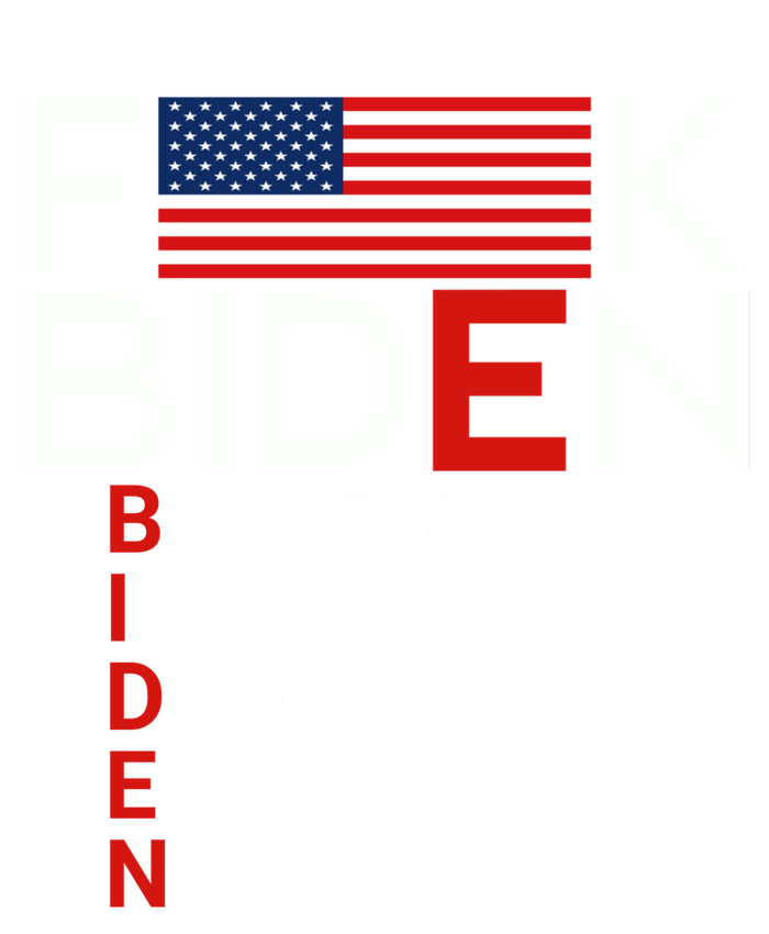 Fuck Biden Biggest Idiot Ever Cooling Performance Long Sleeve Crew