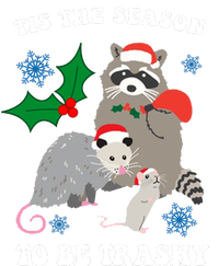 Tis The Season To Be Trashy Funny Raccoon Christmas T-Shirt