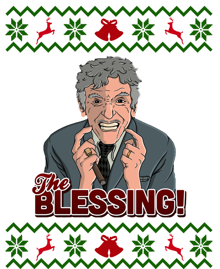 The Blessing Ugly Christmas Sweater Family Christmas Wool Snapback Cap