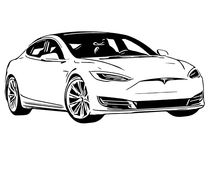 Haha Gas Electric Car Tall Hoodie