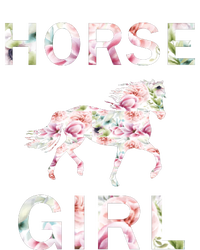 Horse Girl Floral Toddler Zip Fleece Hoodie