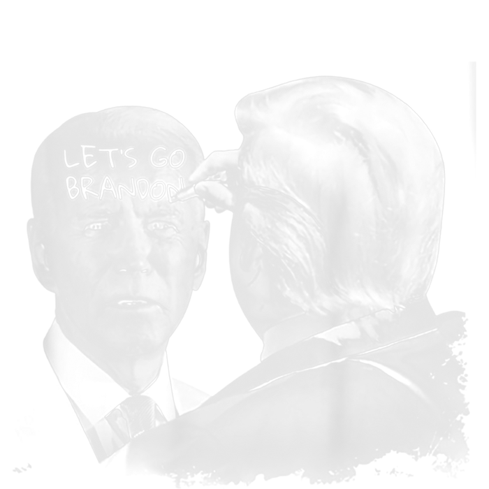 Let's Go Brandon Trump Writes On Biden's Forehead T-Shirt