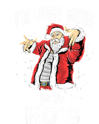 I'm Just Here For The Ho's, Funny Rude Christmas Santa Men Hoodie