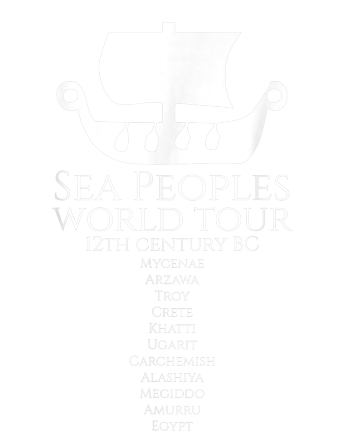 Sea Peoples World Tour Greek Egyptian Levantine History T-Shirt