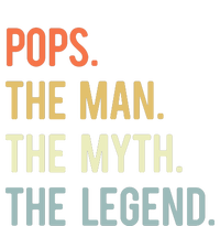 Pops The Man The Myth The Legend Retro Vintage T-Shirt