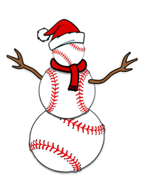 Funny Christmas Baseball Balls Santa Snowman TShirt TShirt Women's Fleece Hoodie