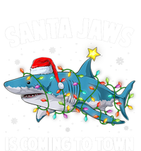 Santa Jaws Shark Christmas Lights Merry Sharkmas Xmas Boys TShirt Mousepad