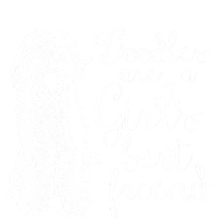 Doodles Are A Girl's Best Friend Golden Labradoodle Tshirt Zip Tote Bag