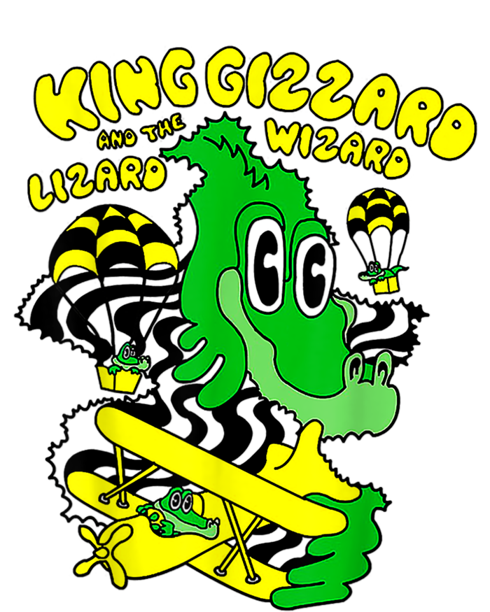 King Funny Gizzard The Lizard Gift Wizard Legacy Cool Fit Booney Bucket Hat