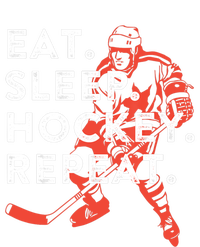 Eat Sleep Hockey Repeat Gift TShirt Women's Fleece Hoodie