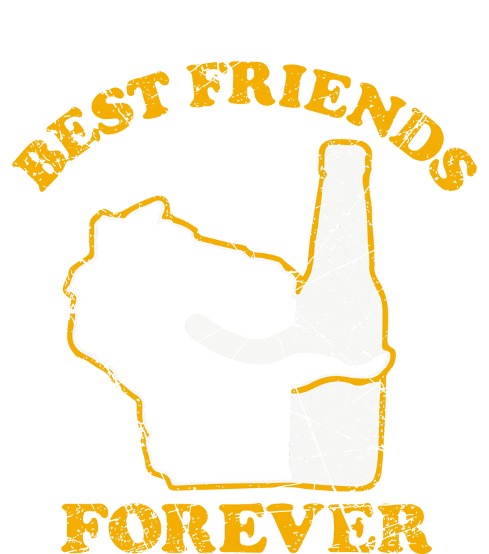 Wisconsin & Beer Best Friends Forever Sustainable Beanie