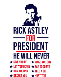 Rick Astley For President Tank Top