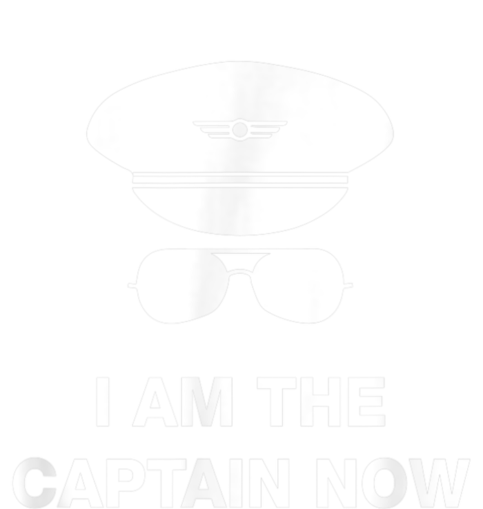 I Am The Captain Now Funny Pilot Magnet